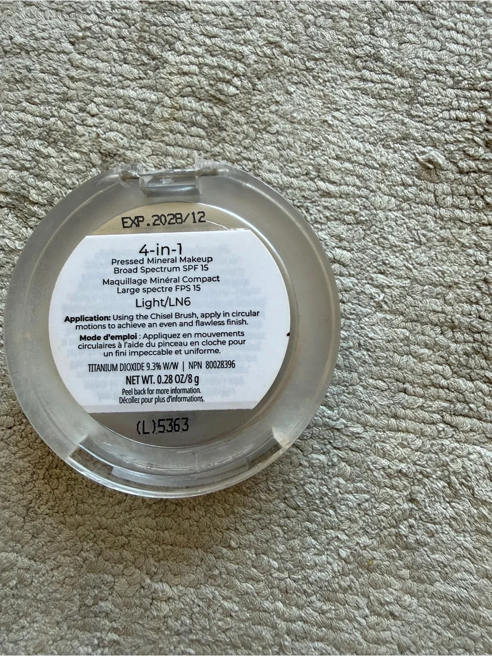 PUR 4-in-1 pressed mineral compact